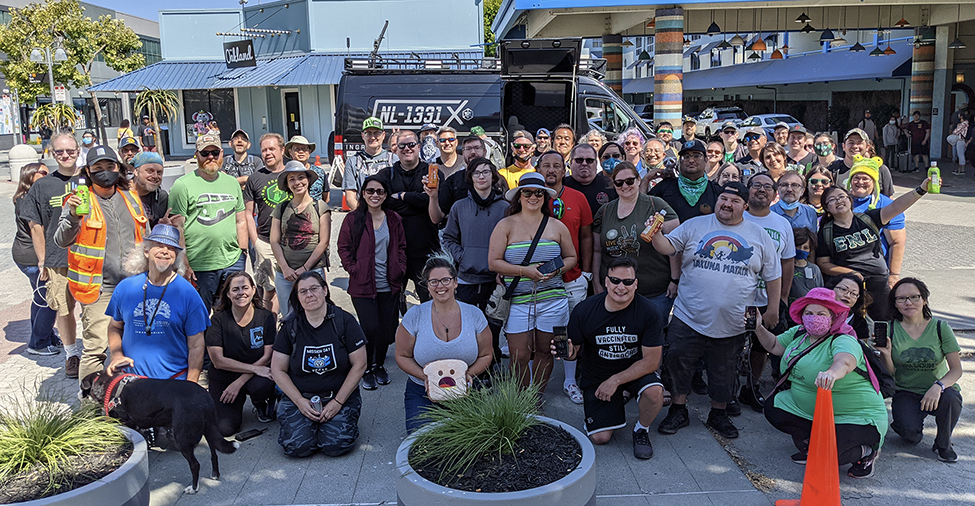 group photo at NL1331X in Oakland, US (11 July 2021)